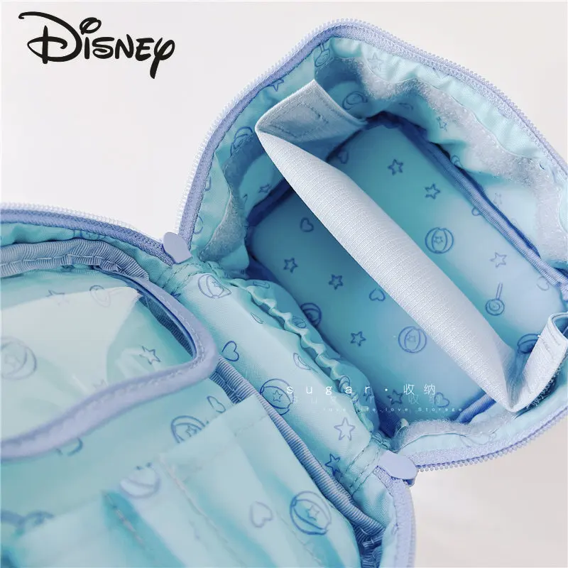 Disney Elephant Makeup Bag Fashion High Quality Women's Handbag Large Capacity Multifunctional Cosmetic Earphone Storage Bag