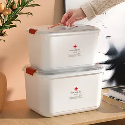 2-Layers Big First Aid Kit Medicine Storage Box Portable Emergency Box Household  Medicine Boxes Medical Kit Storage Organizer