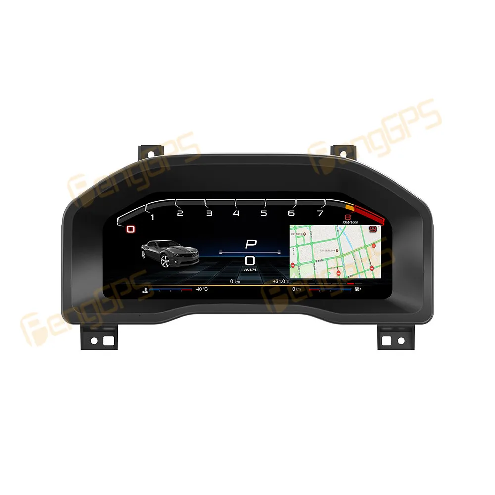 For Chevrolet Silverado 2019-2023 Car LCD Dashboard Player Digital Cluster Virtual Cockpit Instrument Multifunctional Speedmeter