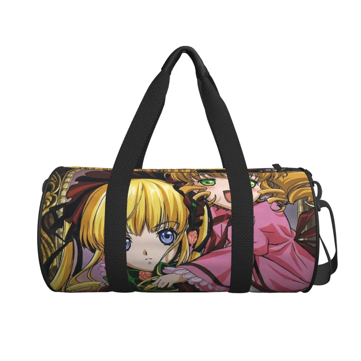 

Romantic Anime Rozen Maiden Wantage Large Duffle Gym Bag Multi-Functional Duffle Travel Bags Handbags Fitness bag