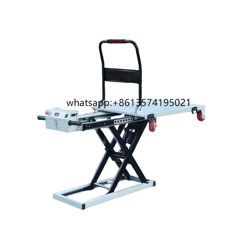 

T2025 Hot Sale Electric Lifting Platform Scissor Lifts Hydraulic Cargo Trolley Flatbed Truck Cart For Van Loading And Unloading