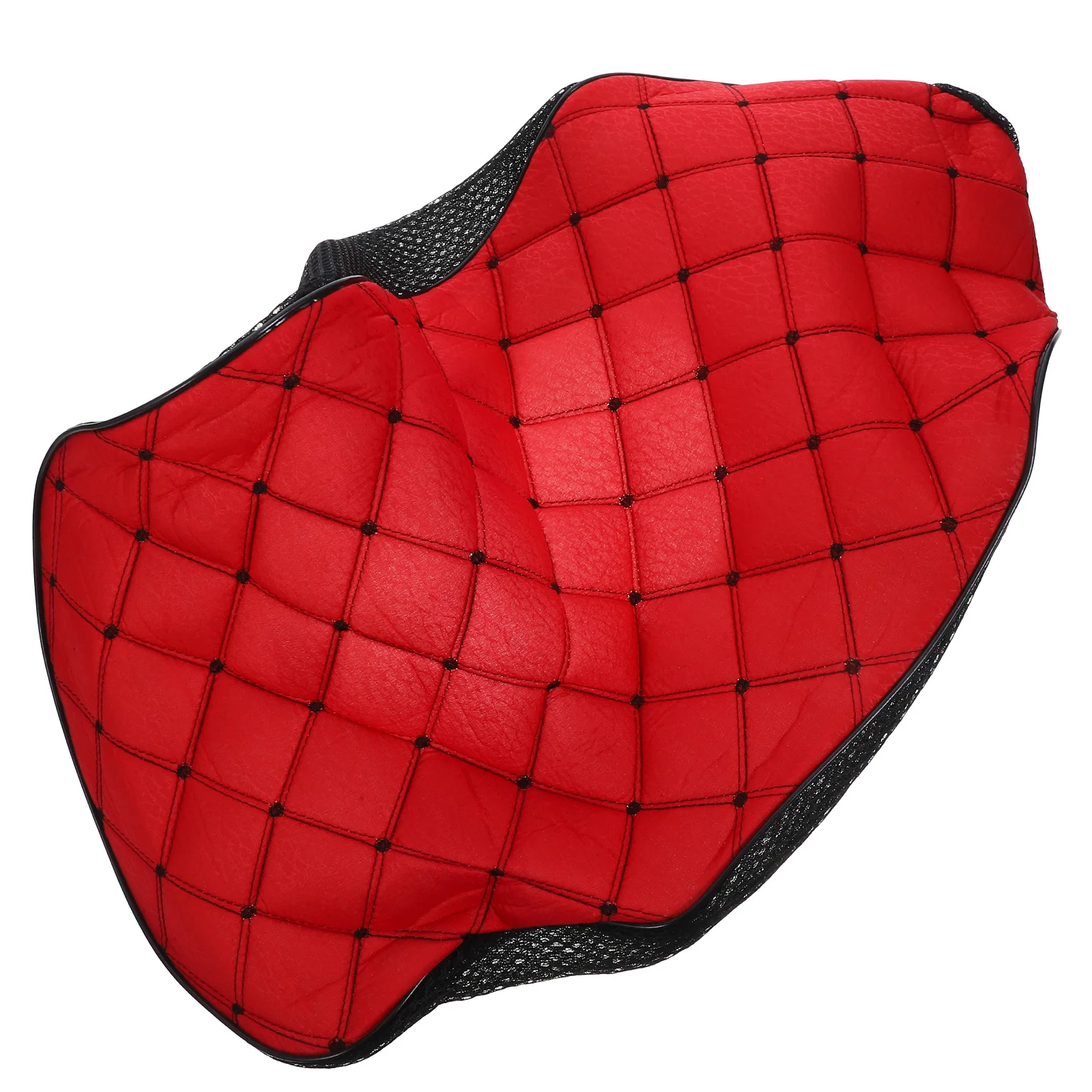 

Motorcycle Seat Cover Breathable Durable Linen Mesh Anti-Slip Shock Absorption Seat Cushion Protector Motorcycle Seats Cover