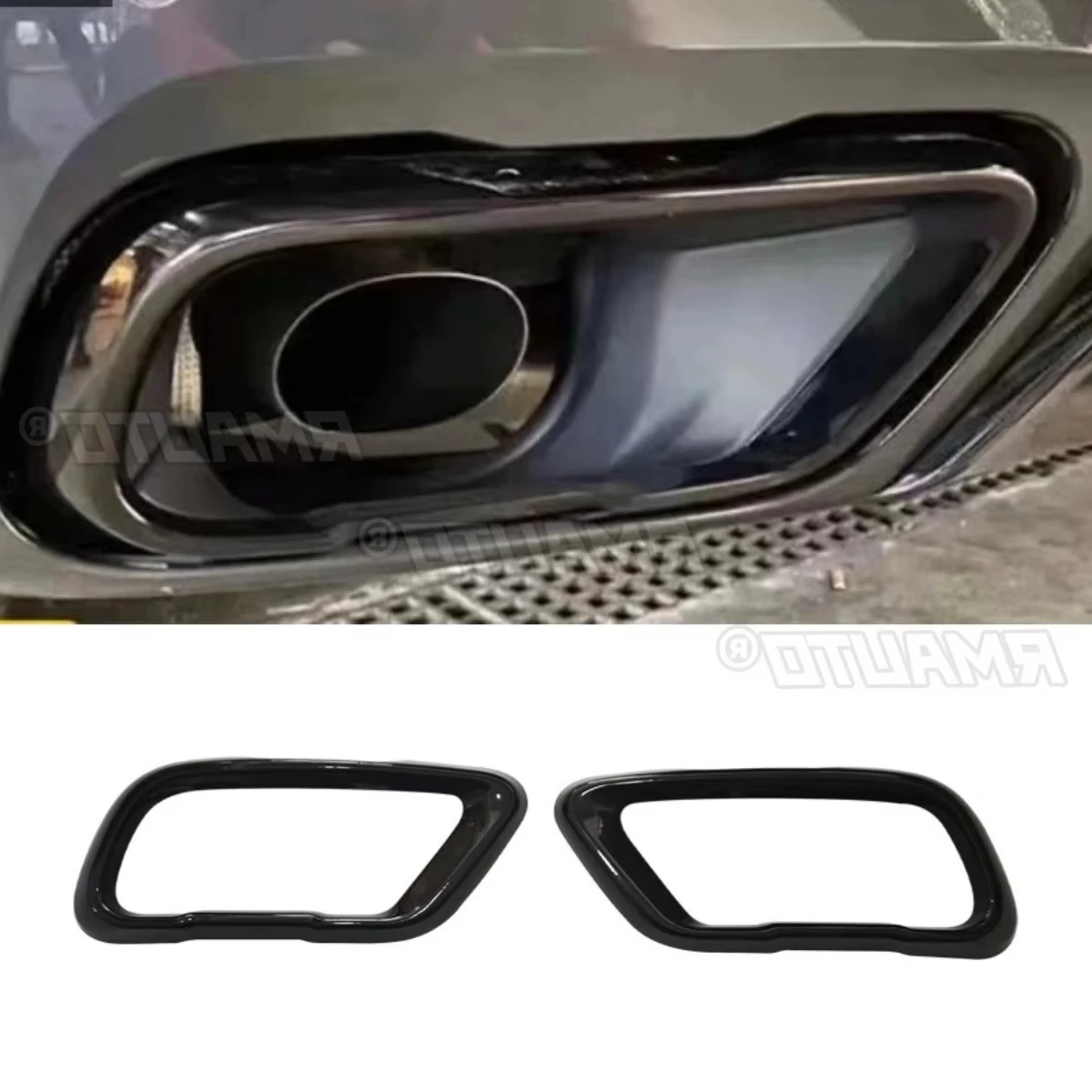 

Для BMW X5 X6 X7 G05 G06 G07 2019-2024 Автомобильная декоративная накладка на заднюю часть горла Комплект кузова Задняя накладка на горло Украшение накладки