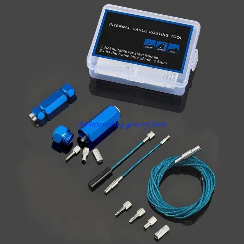 

652D велосипедный инструмент для прокладки внутреннего тормозного шланга для рамы, установка тормозного троса велосипеда, набор