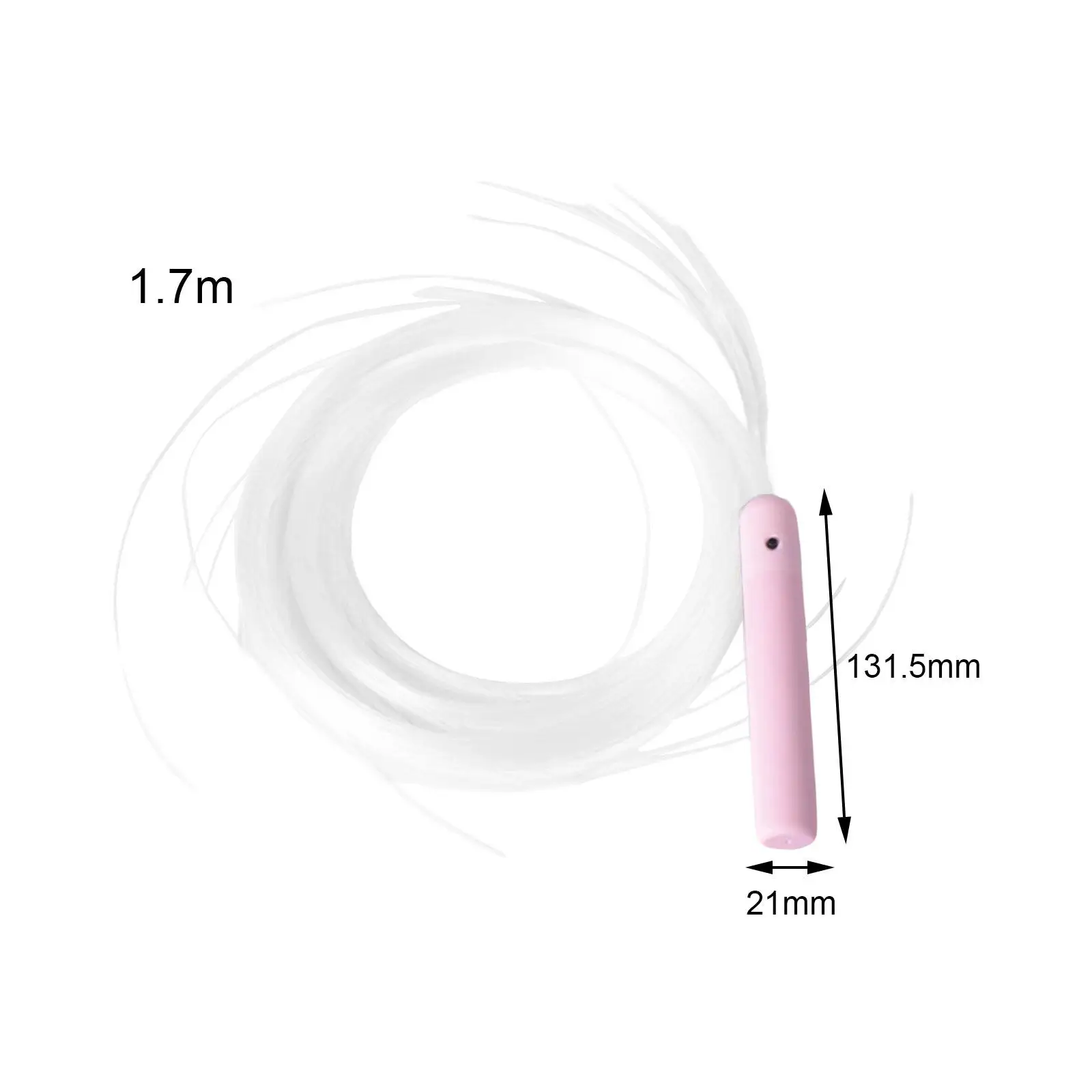 Space whips Dance whips Lights 7 Bright Light Color LED Fiber Optic whips for Carnivals Light Show Parties Music Festival