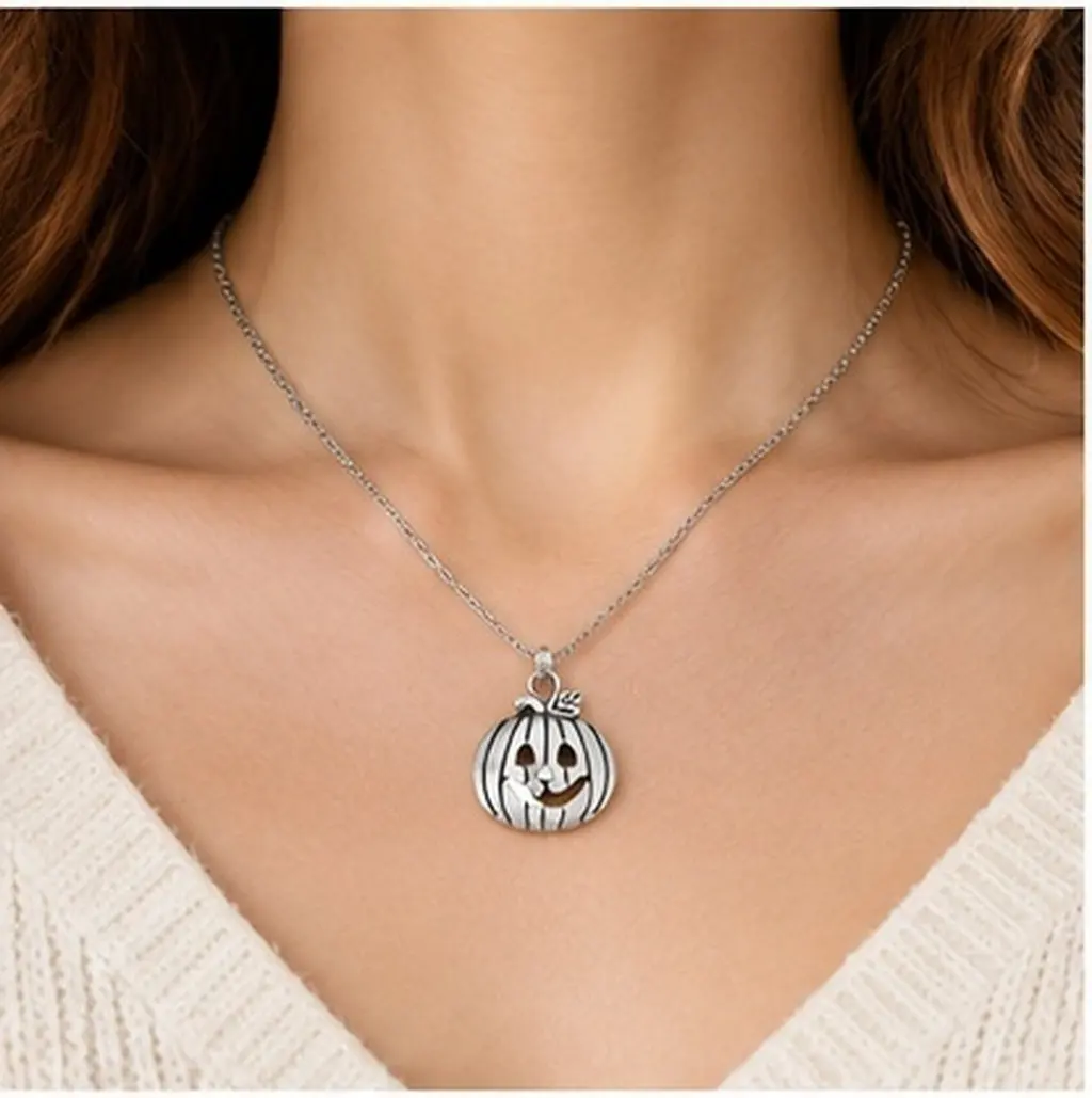 100Pcs Unique Pumpkin Design Alloy Pendant Charms Fashion DIY Jewelry Making Components for Necklace Bracelet Earring Keyring