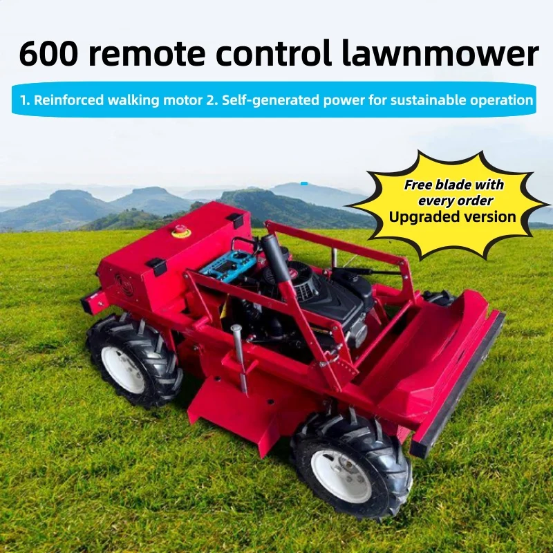 Caterpillar Mower Multi-functional Electric Remote Control Orchard Slope Weeder Farmland Mowing Equipment Customized