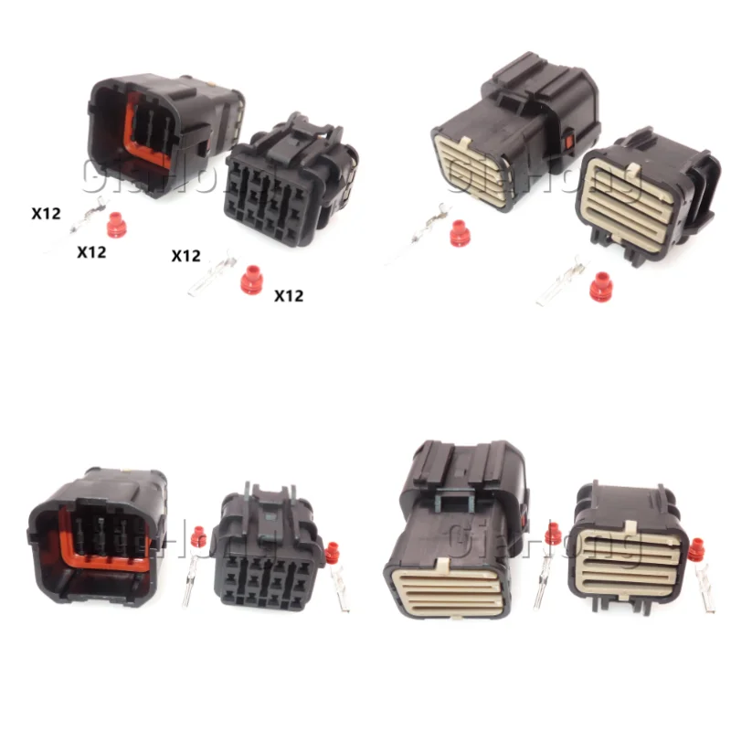 

1 Set 12 Ways 7123-7923-30 AC Assembly Car Sealed Socket MG640348 MG610346-5 Excavator Throttle Motor Electric Wiring Connector