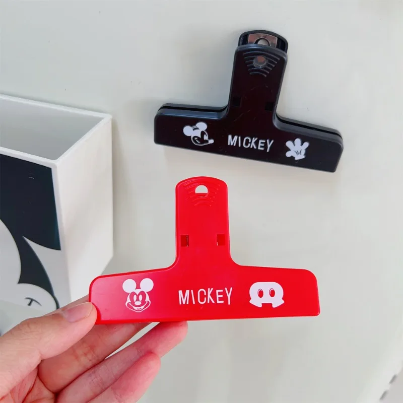 مشبك ورقي من ديزني ميكي ماوس مغناطيس للثلاجة ، رابط بلاستيكي كرتوني ، لوازم مدرسية ومكتبية ، أدوات مكتبية منزلية #3