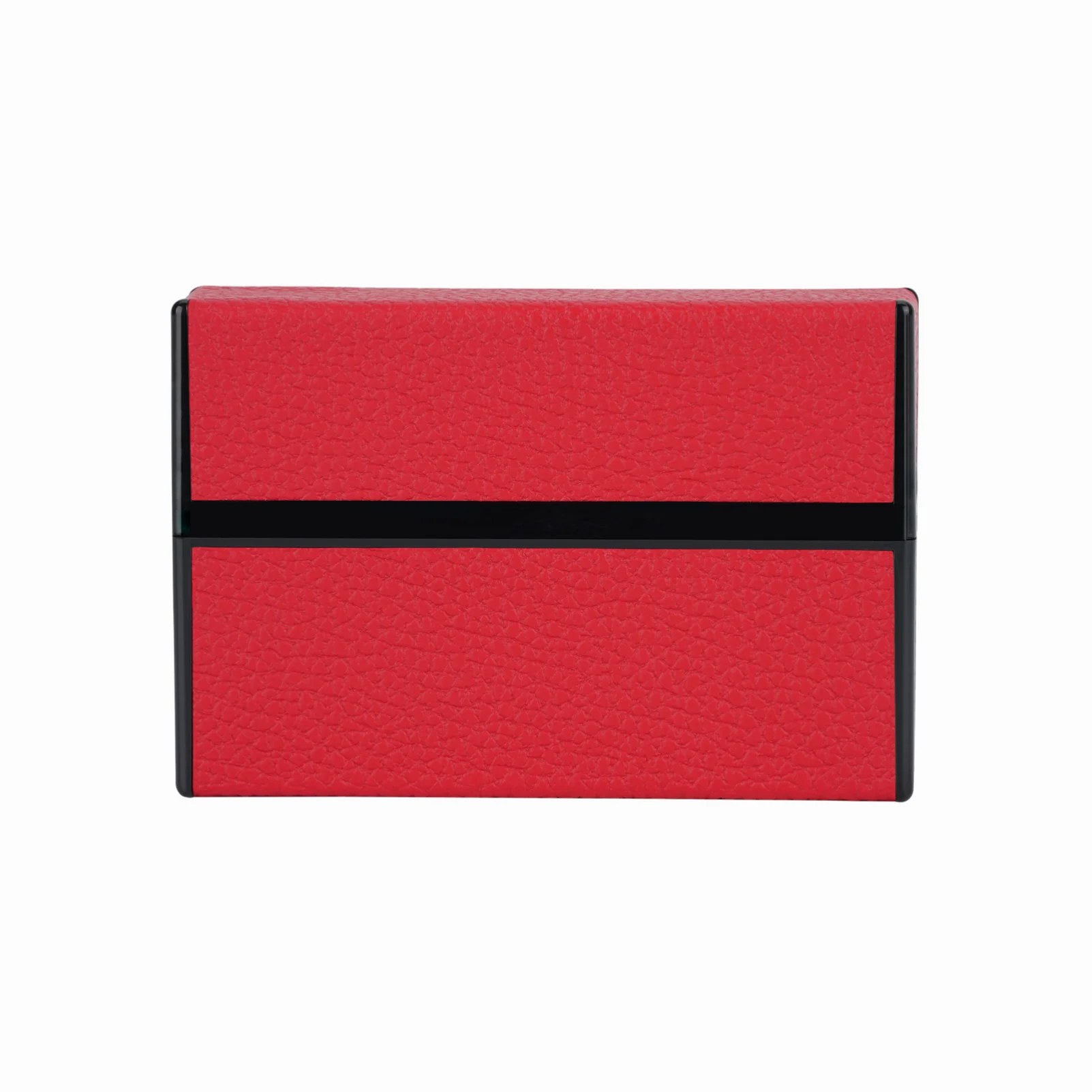 

Leopard Cigarette Case for Woman Men Leather Box Holder Smoking Accessories Button Design 4 Colors