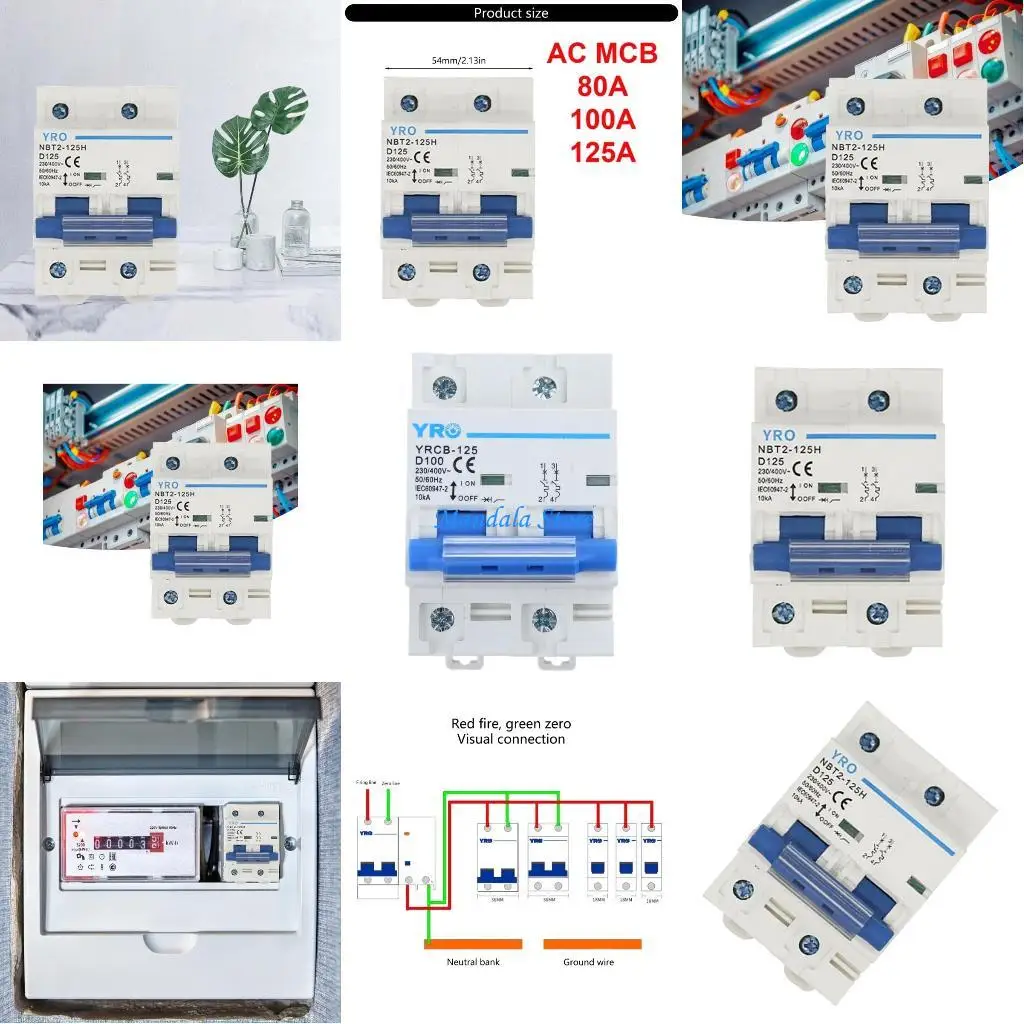 

U2JC Upgrades Miniature Home Air Switches 2P Circuit Break Circuit Interrupters