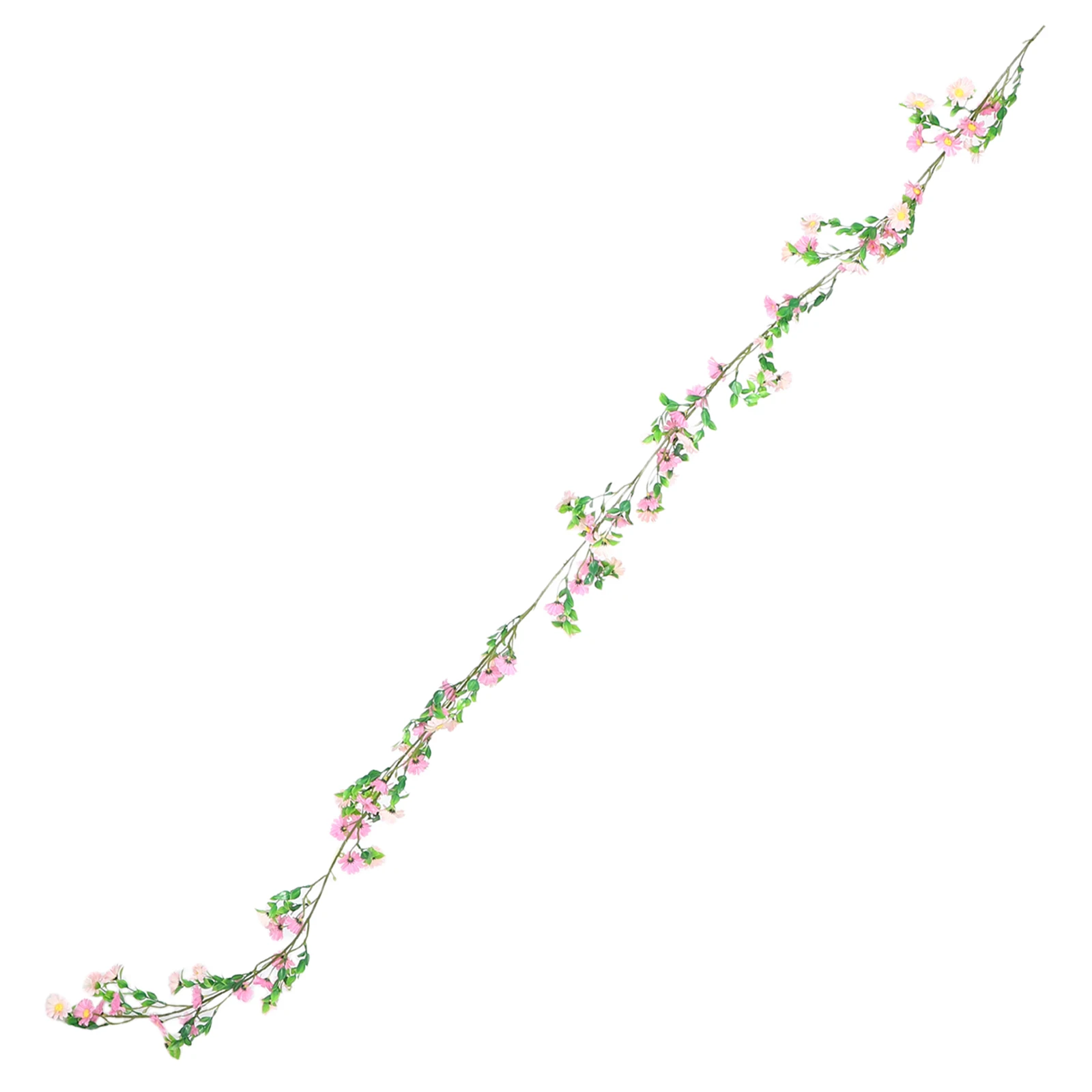

1pcs Artificial Daisy Flower Garland Realistic Plastic Silk Vines Home Balcony Pipe Wedding Party Spring Decor Garland