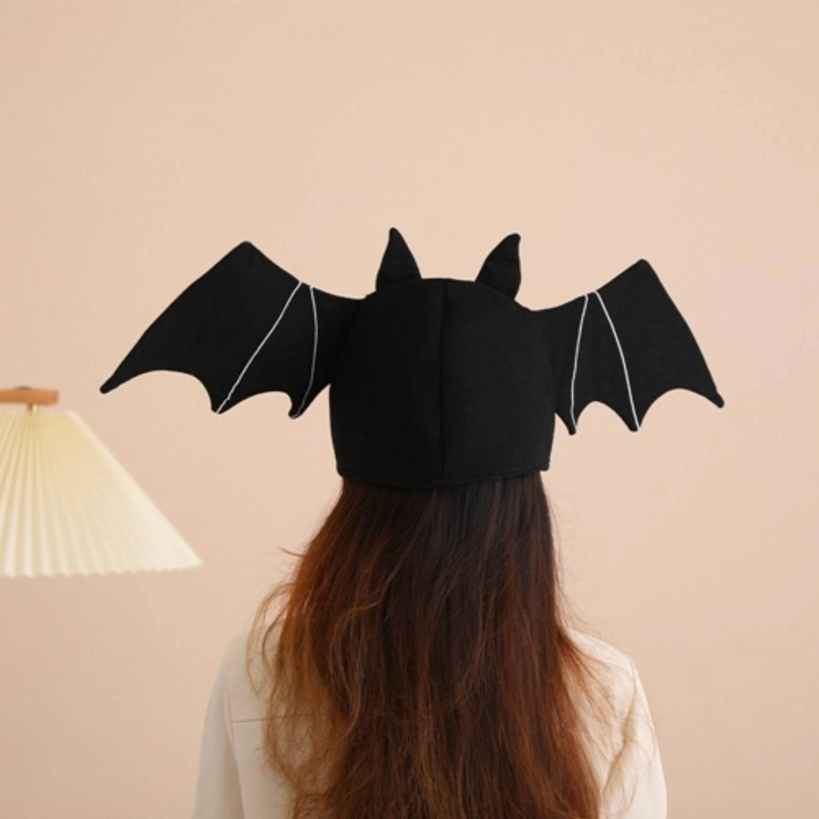Flying Mammal Hat Black Flying Mammal Headwear Hat with Wings Lightweight Costume Wings One Size Fits Most for Cosplayers