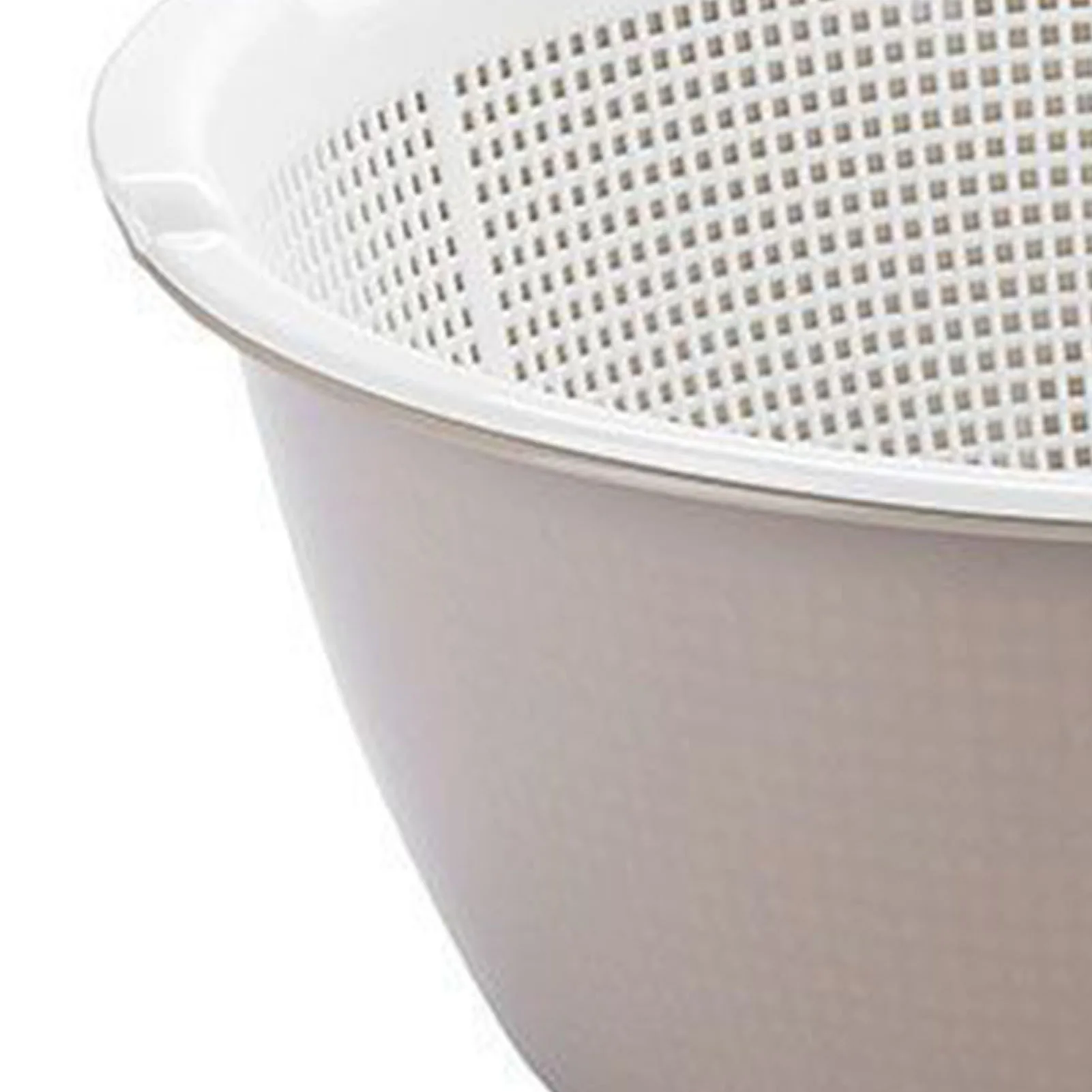 Thickened Double Layer Plastic Drainage Basket Multi Use Fruit Vegetable Colander for Kitchen Counter Dining Table - view 6