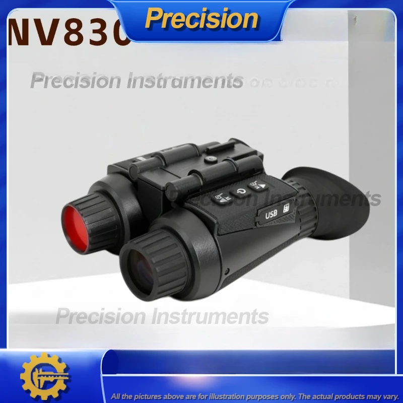 2026 Outdoor High Definition Adjustable Pupil Distance Night Vision Binoculars for Digital 3D Imaging NV8300 Helmet Mounted
