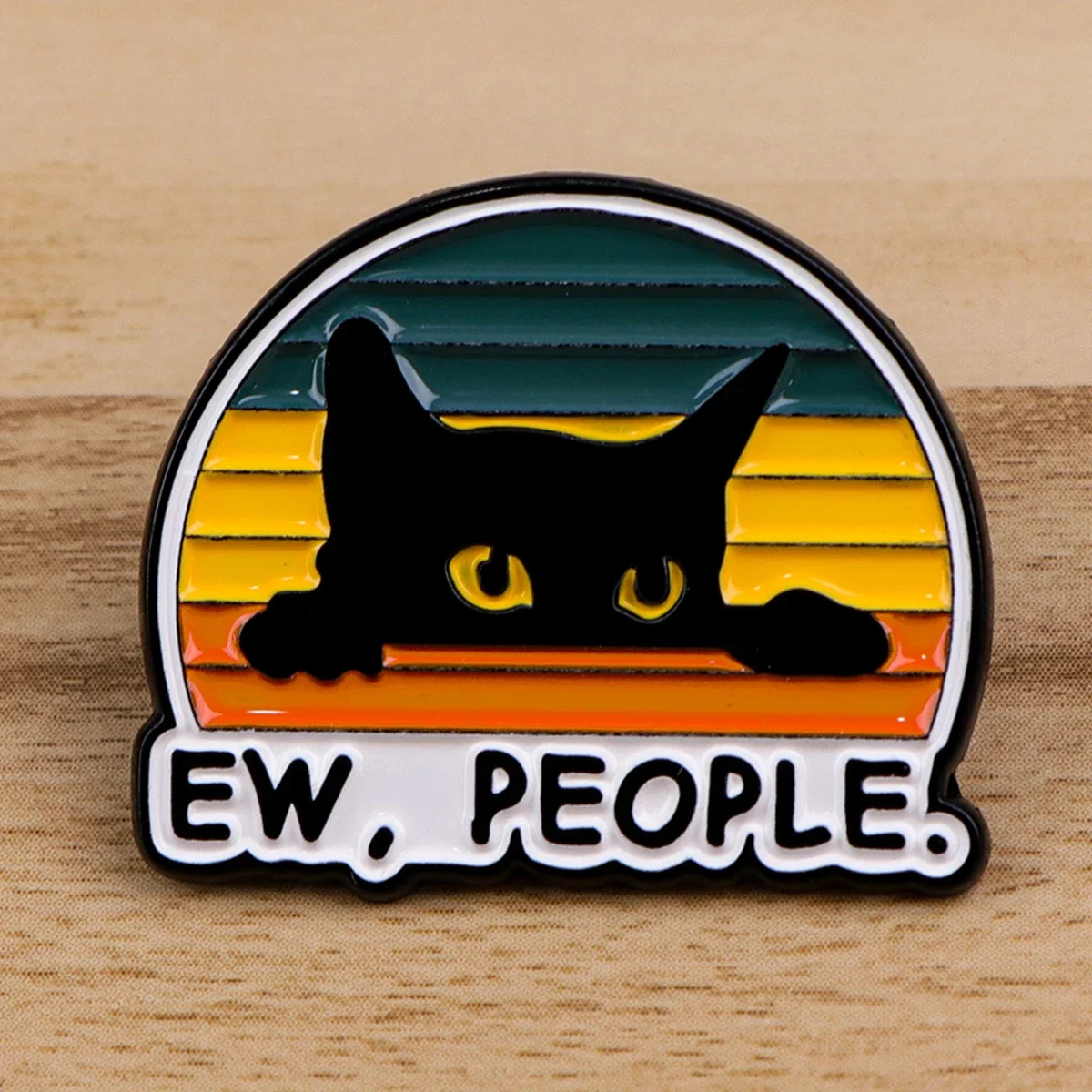 EW, PEOPLE Enamel Pin Funny Sarcastic Quotes Badges on Backpack Brooches for Women Men Lapel Pins Cosplay Accessories Toys Gift