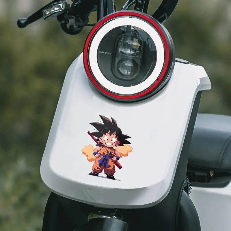 Anime Cartoon Dragon Ball Autostickers Kawaii Zon Wukong Waterdichte Stickers DIY Creatieve Autoruit Stickers Leuke Accessoires