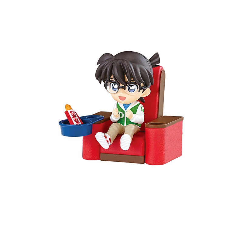 Original Detective Conan Animation Game Peripheral Toys Conan Cinema Boxed Gacha Anime Action Model Figures Collection