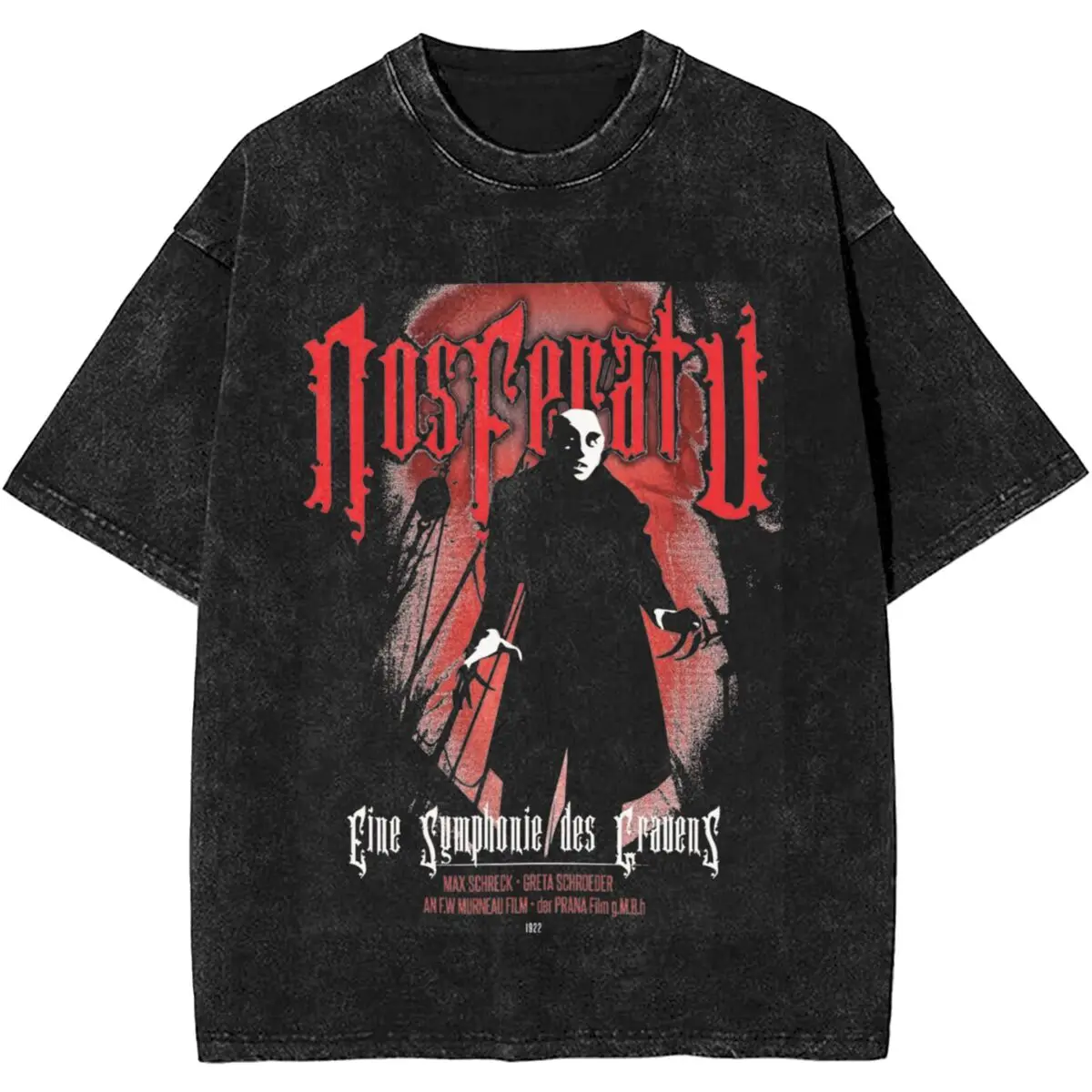 Nosferatu Silent Fillm Homenaje Al T-Shirt Summer Streetwear T Shirts 2024 Casual Pop Tshirt For Male Short Sleeves Print Tees