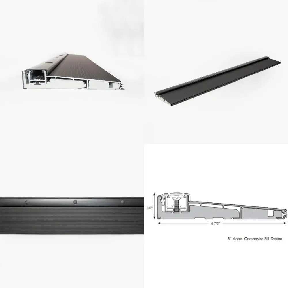 

Сверхмощный алюминиевый удлинитель порога — сверхширокий регулируемый 7-дюймовый для коммерческого и жилого использования.