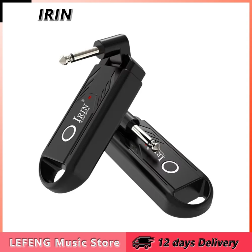 IRIN IN-70 Guitar Wireless System Transmitter & Receiver 10 Channels Max Distance 50M Wireless System for Electric Guitar Bass
