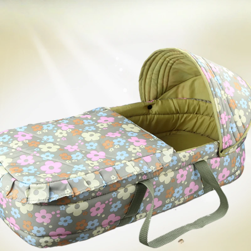 Sunveno Baby Travel Bed Portable Baby Bed Nest Newborn Carry-on Nest Bed Carry Cot for Baby Newborn Infant