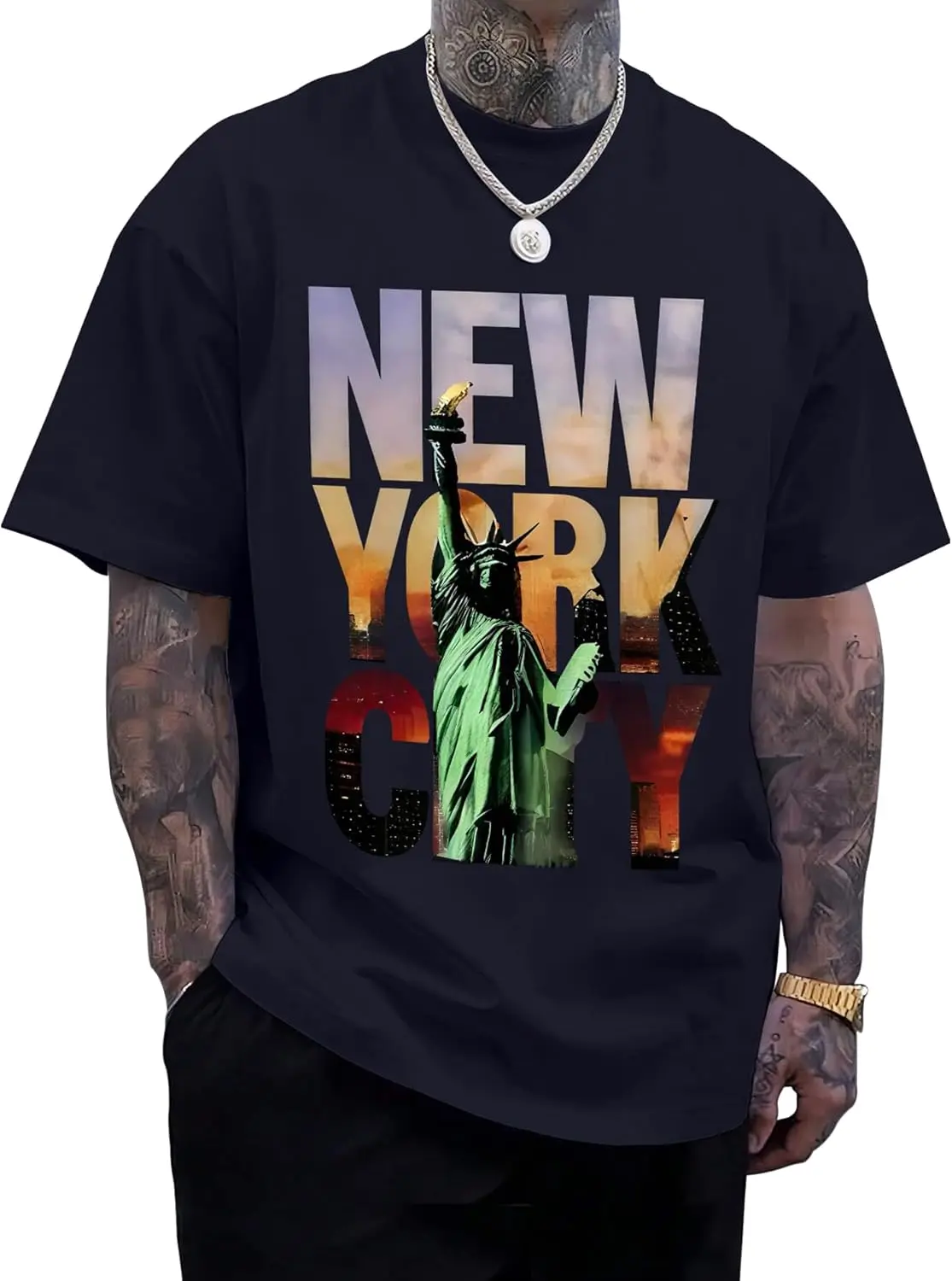 Graphic T Mens Summer Shirts Round Neck Regular Short Sleeve Casual Vintage Tees 100% Cotton Trendy Y2K Short-Sleeve Tee – Soft, Quick-Drying, All Occasion Casual  Suitable For Concert Party Hanging Out Sightseeing Trip