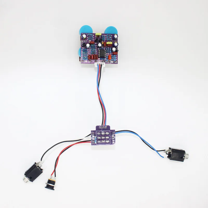DIY handmade electric guitar monolithic effect device for JTM45 speaker analog circuit board