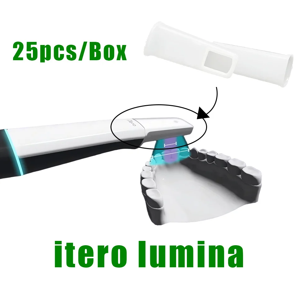 Disposable Protective Sleeves for iTero Lumina Dental Intraoral Scanner Hygiene Barrier Film Covers Oral Care Supplies 25Pcs/Box