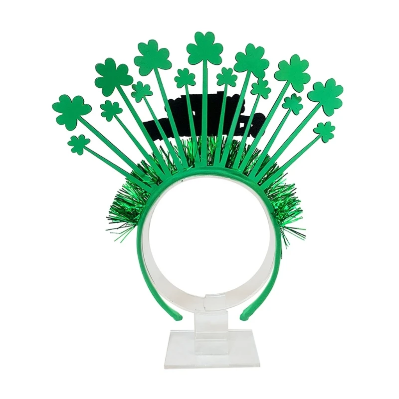 StPatricks Party Celebration Hairband Hair Decors Irish National Day Headdress 28TF