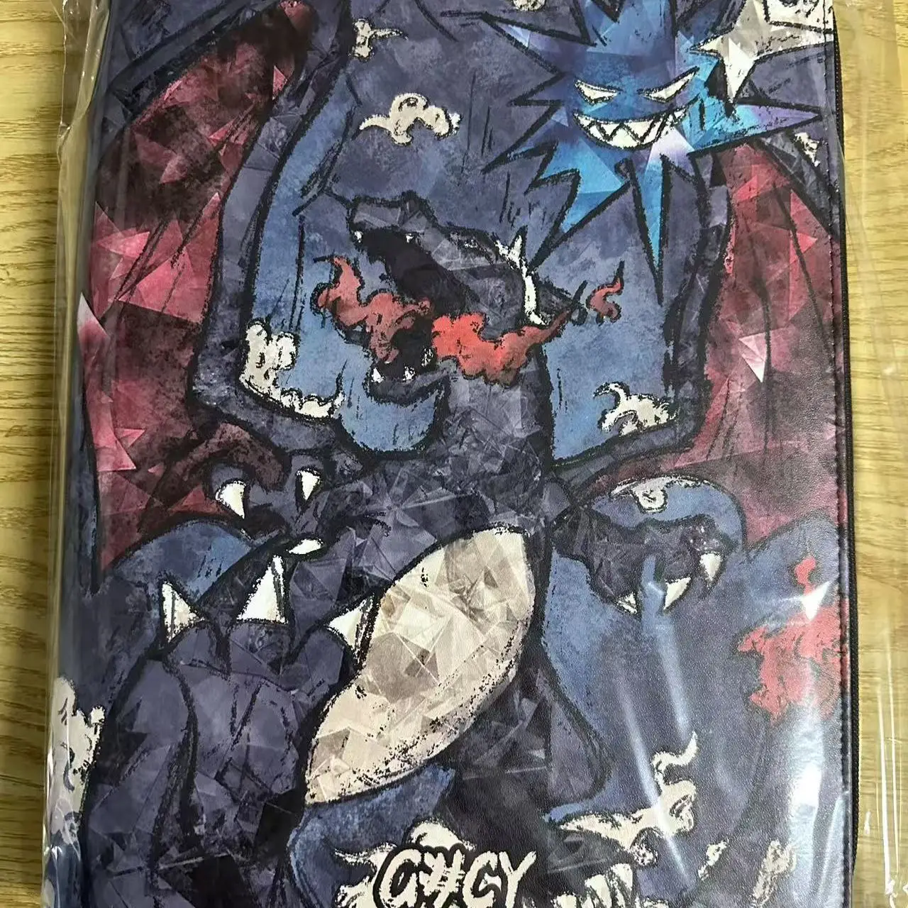 

Diy Self Made Ptcg Dark Charizard Card Book Collection Card Storage Book Ptcg Gengar Nine-Square Grid Storage Card Book Gift Toy