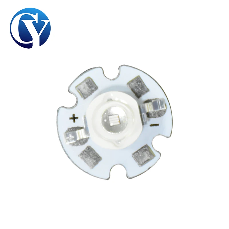 5 szt. 16mm aluminium o dużej mocy 365nm 3W UV fioletowy LED 385nm żarówki ultrafioletowe chipy 395nm 405nm żelowe światło utwardzające