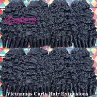 12A Burmese Pix Curls Human Hair Bundles Deals Vietnamese Raw Human Virgin Hair Weave Bundle Ocean Spiral Curly Hair Bundles 3