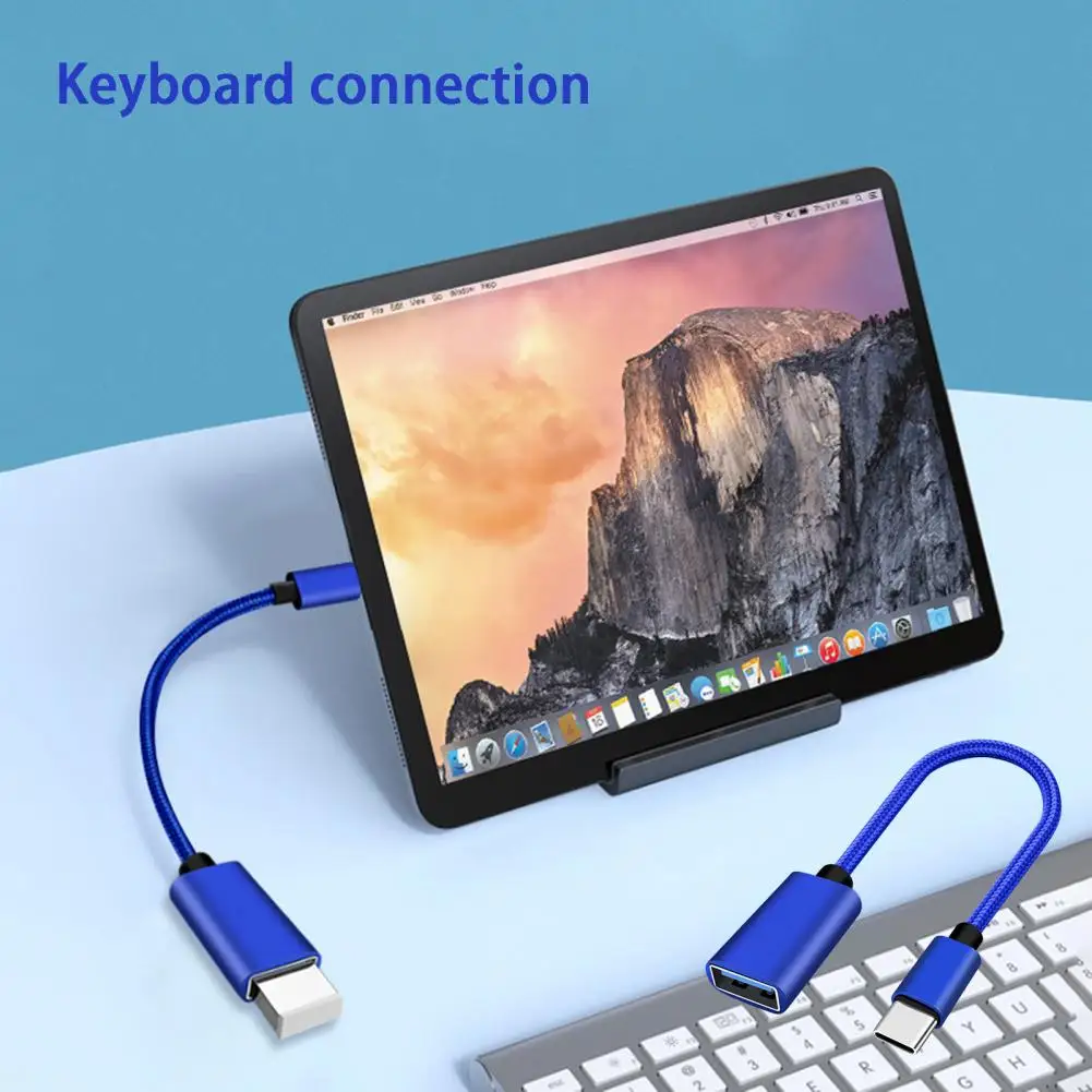 USB C to USB 어댑터 타입 C OTG 케이블 남성 to USB 2.0 여성 케이블 어댑터 사무실용