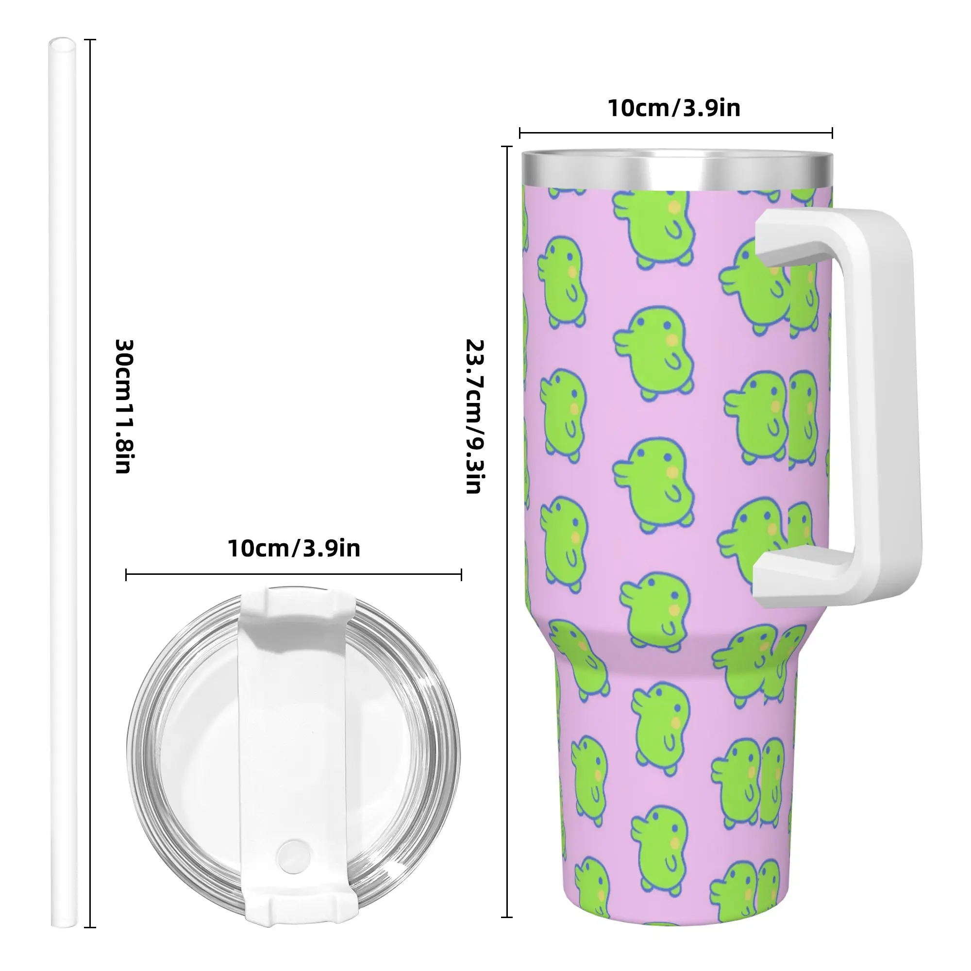 كوتشيباتشيس ماميتشي بهلوان زجاجة مياه للمشروبات الباردة مانعة للتسرب كوب قهوة من الفولاذ المقاوم للصدأ مطبوع أكواب سيارة للتخييم