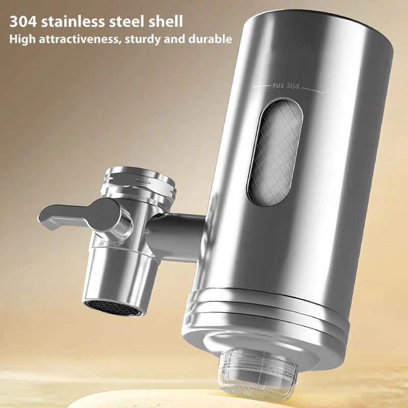 Filtro depuratore d'acqua del rubinetto Filtro per l'acqua del rubinetto domestico Bevanda diretta Frontale Filtrazione universale a 10 strati Rimozione degli odori del cloro