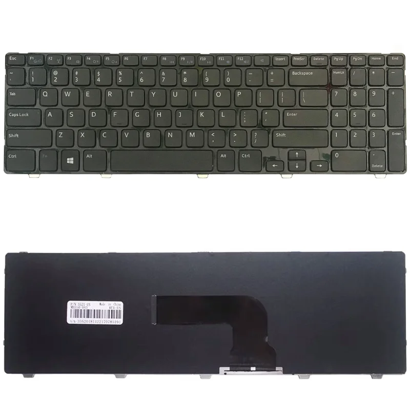 for Dell 15r M531r 5537 3537 5521 3521 2521 5528 2528 5421 Keyboard Replacement