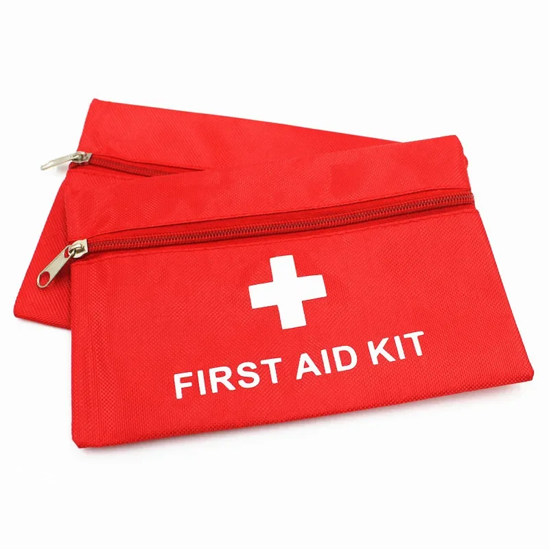 Portable Outdoor Travel First Aid Kits Emergency Medical Bag for Patches Bandage Pills Face Mask Storage Bag Pouch