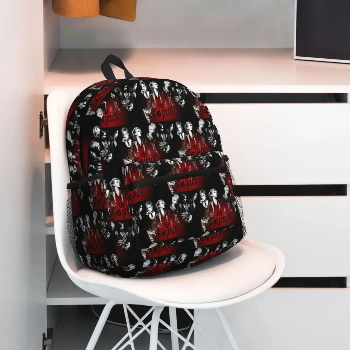 Mochila escolar japonesa rock the Gazette Band, mochila escolar para homens e mulheres, mochila de viagem para caminhadas, bolsa de ombro fashion