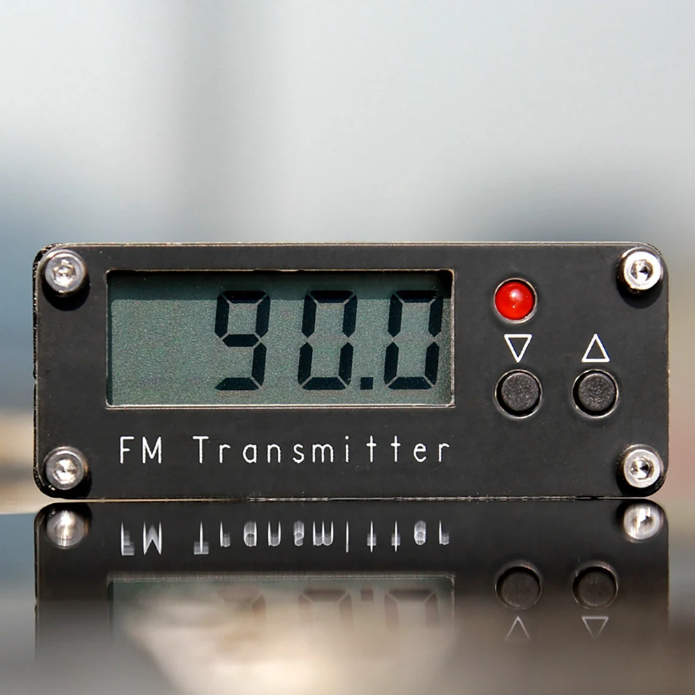 2KM FM Transmitter 76-108Mhz Digital Display 0.5W 500mW Stereo FM Transmitter USB TYPE-C For DSP Radio Broadcast Campus Station