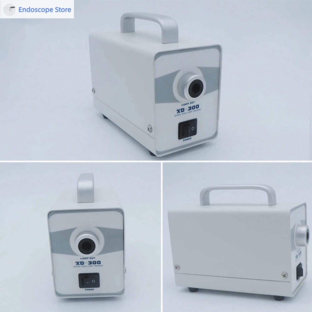 Medical Portable MINI Xenon Endoscope Optics Microscope Light Source Fit Wolf Interface Bulbs Cables Fibers