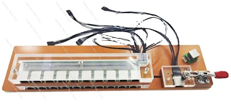 RJ45 Ethernet Cable Tester Network Cable Testing Tool Welding Free Fixture Standard Test Head LAN Cable Detector Portable