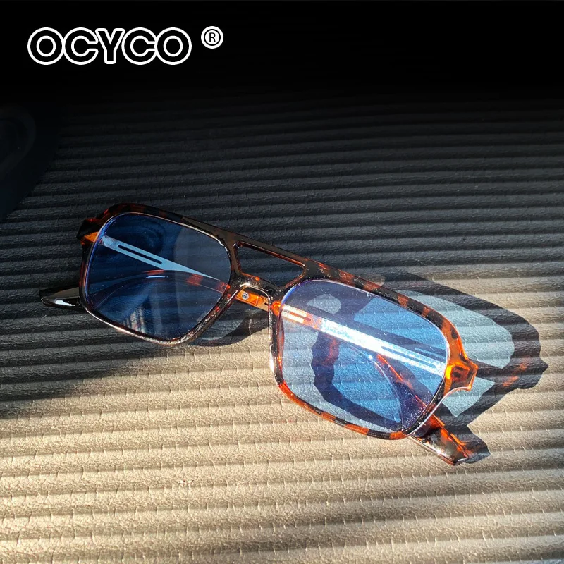 OCYCO Small Frame Square Sunglasses Woman Brand Designer Fashion Luxury Sunglasses Female Vintage Hollow image 6