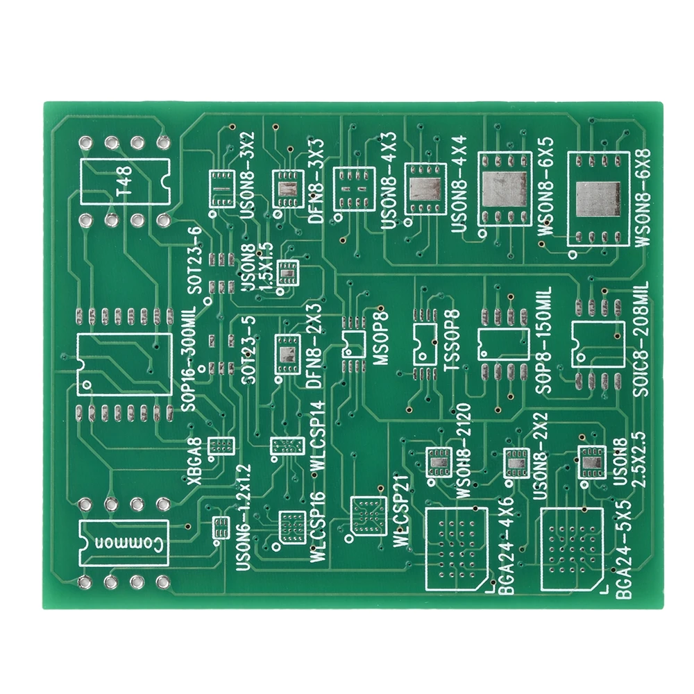 25-in-1 لوحة متعددة الوظائف SMD إلى DIP8 محول عالمي 4-Layer لوحة دوائر كهربائية مطبوعة لـ SOIC8/16 SOP8 DFN8