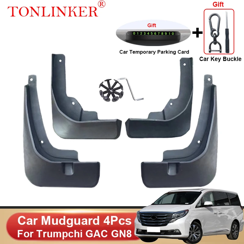 

TONLINKER Car Mudguard For Trumpchi GAC GN8 2020 2021 2022 Mudguards Splash Front Rear Guards Fender Mudflaps Accessories