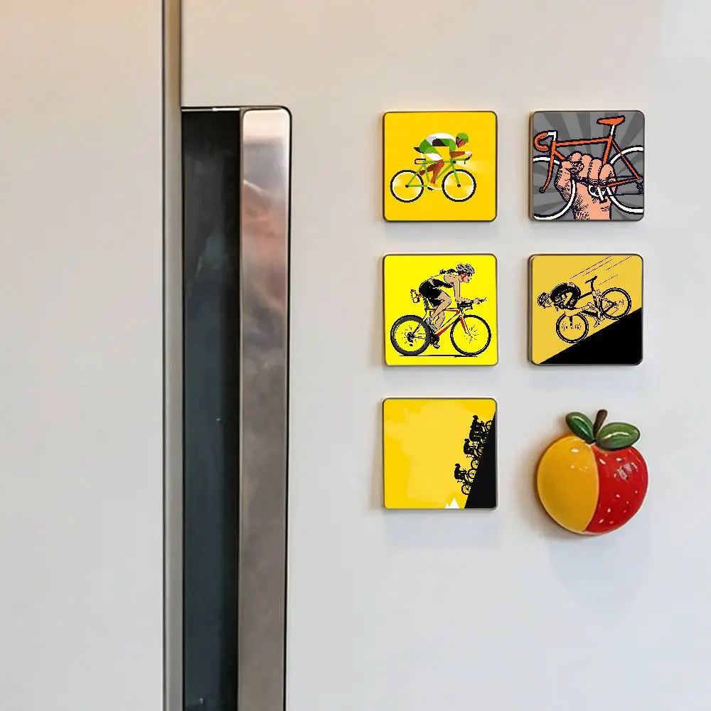 Bike Bicycle Refrigerator Magnets Fridge Magnets Cartoon Animal Magnets For Refrigerator Decor Funny Magnetic