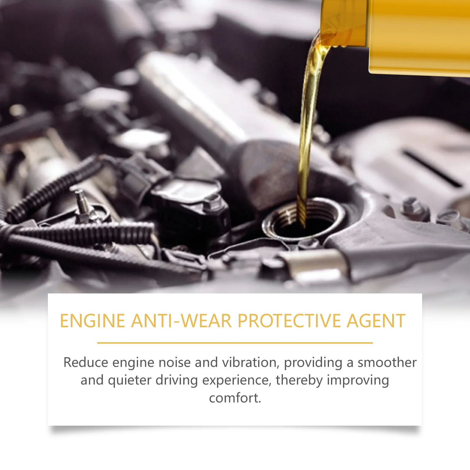 Engine Anti-Wear Protection Additive Reduces Friction Noise Reduction Jitter Strong Oil Reduce Remove Carbon Deposits Car Care