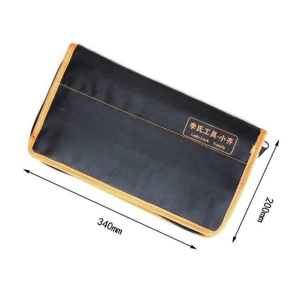Lishi 2 in 1 2in1 Tool Bag Portable Durable Storage Package For Lishi Tools Car Key BladeLocksmith Tools bag Set 50pcs