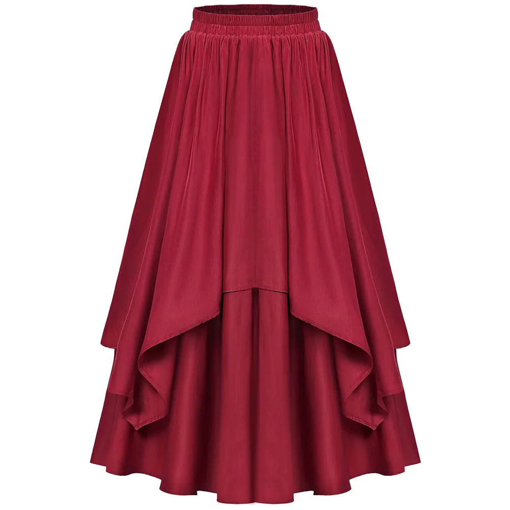 

Comfortable Skirt Pleated Skirt Daily Use Casual Events Green Elegant Skirt For Women Skirt Vintage Pleated Design