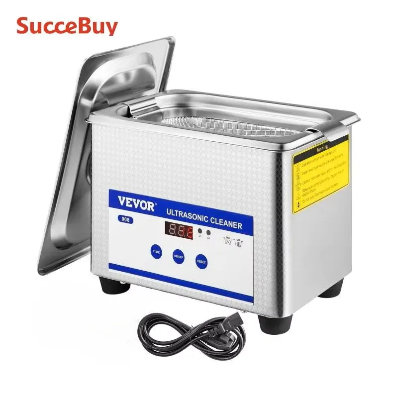 SucceBuy 800 ml Ultraschallreiniger, tragbare Reinigungswaschmaschine, 35 W, Mini-Lave-Dishes, Ultraschallbad, Sonic-Haushaltsgerät